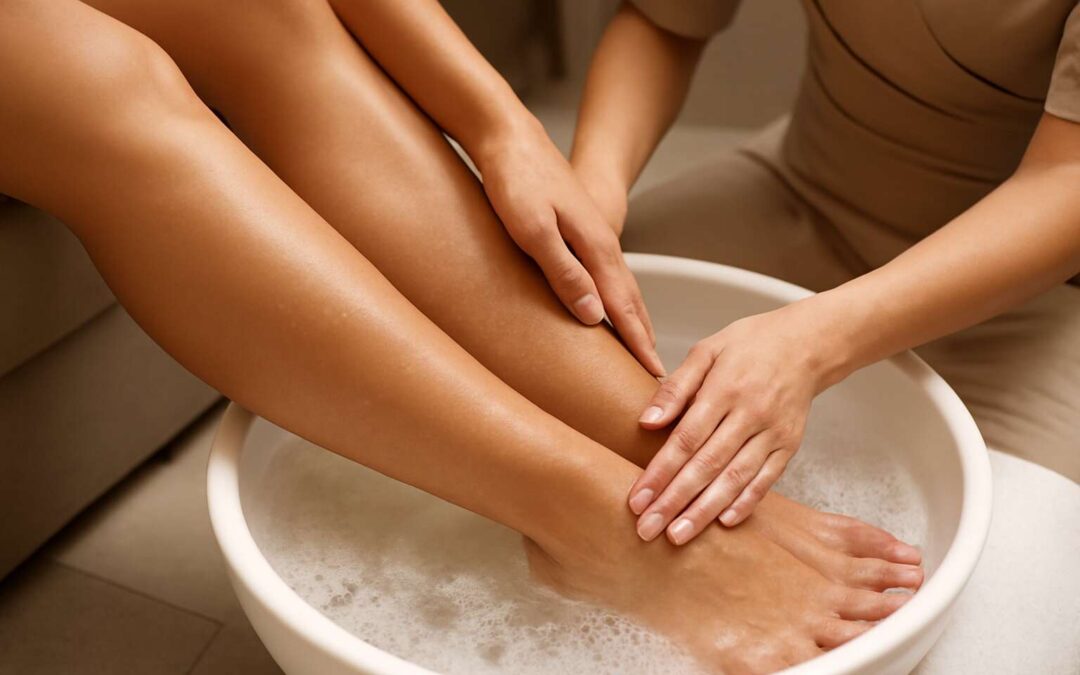 pedicure is for legs: unleash spa-worthy confidence from ankle to knee.