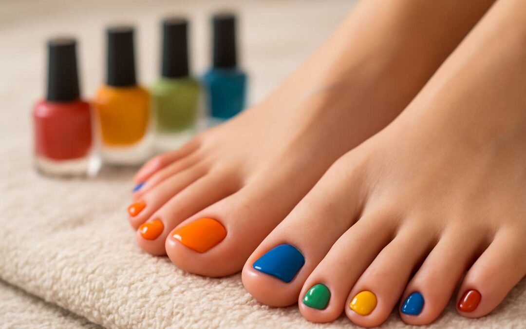 Vibrant pedicure nails colors will elevate your summer mani