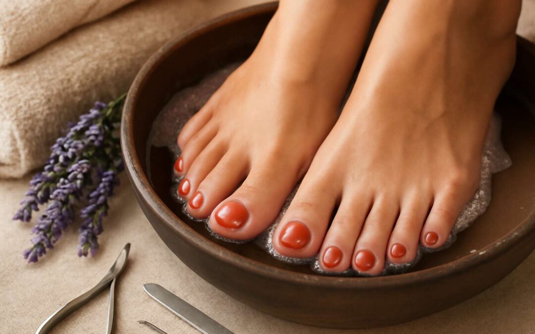 Unwind with pedicure 03: The secret to salon-perfect toes.
