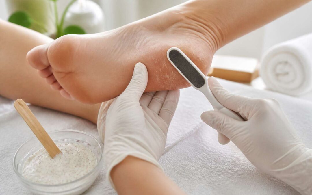 Why dry pedicure prevents water damage to nails.